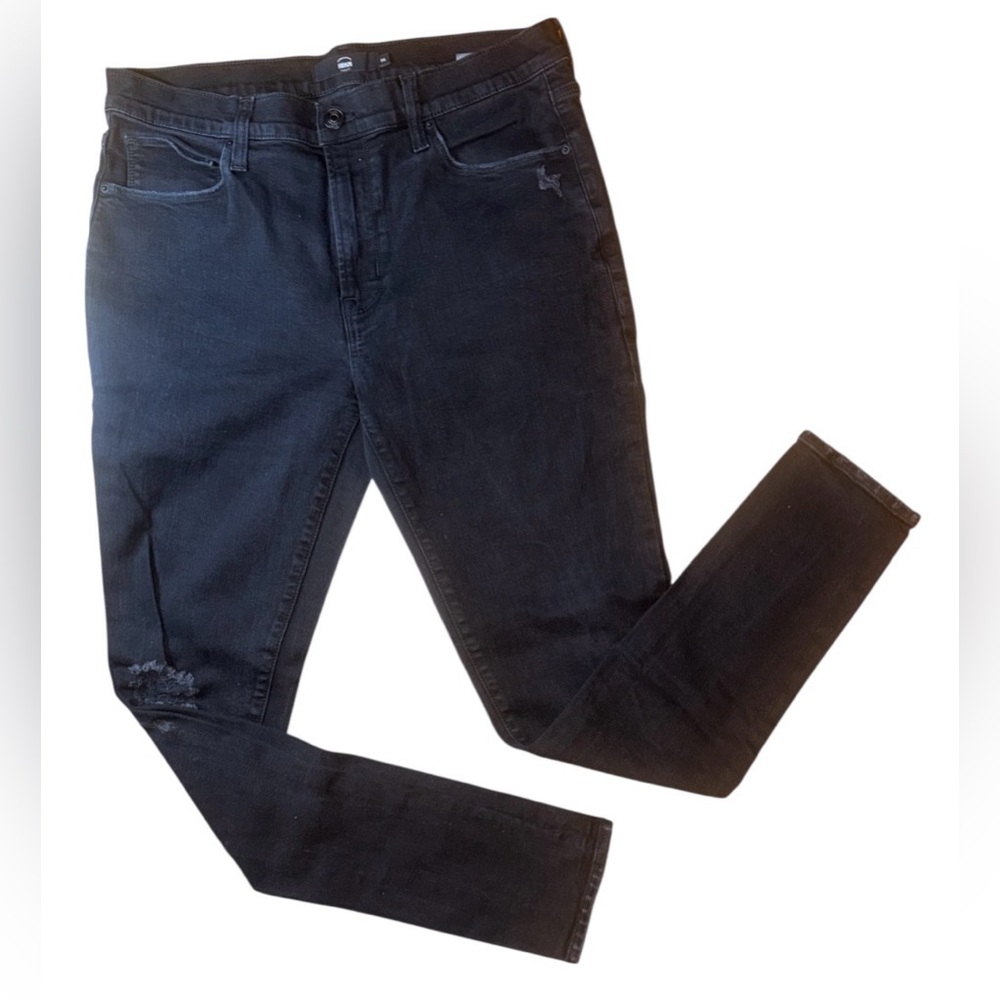 🔥 Hudson Zev Skinny Black Jeans Size 36 36x32 🔥